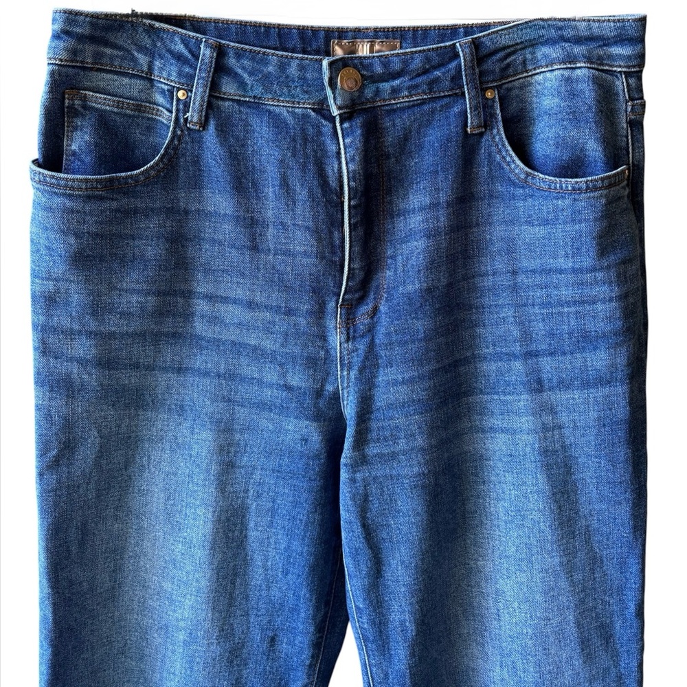 Kut from the Kloth ‘Sienna’ Cuffed Wide Leg Jeans l Size 10 - Picture 5 of 11